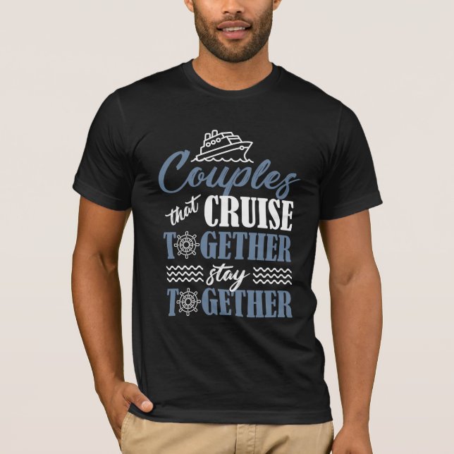 Camiseta Parceiro de Cruzeiro de Casal de Cruzeiro Marido (Frente)