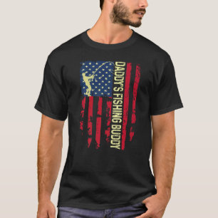 Camiseta Parceiro de pesca do papai Equipe de pai e filho J
