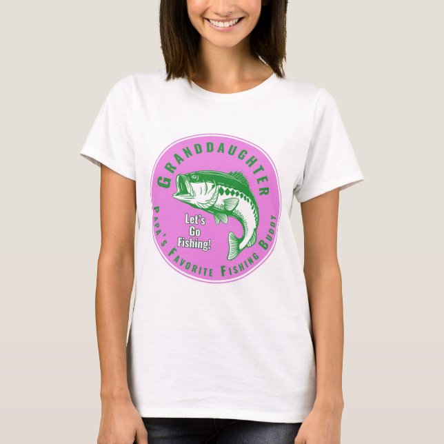 Camiseta Parceiro de Pesca Favorito do Papai (Frente)