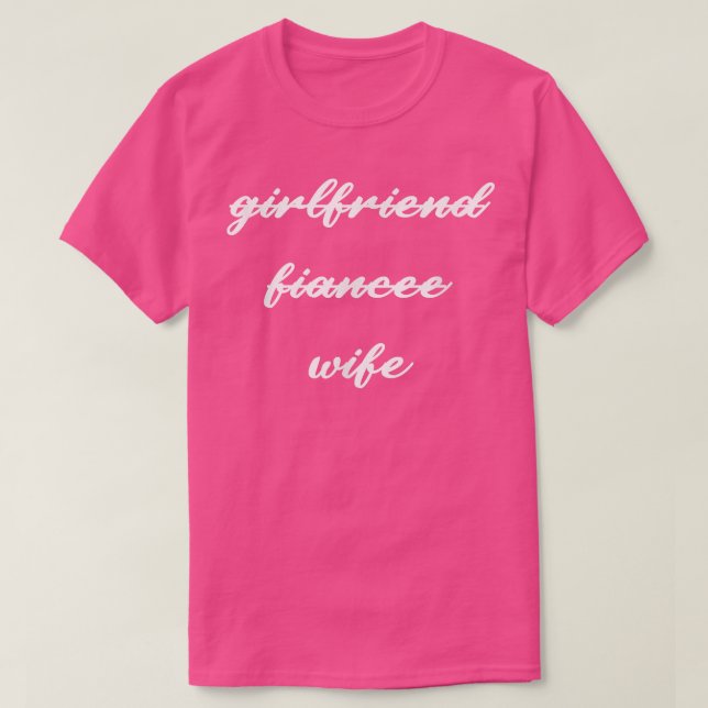 Camiseta Parceiro Design Para Esposa Casada (Frente do Design)