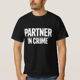 Camiseta Parceiro Destacado em Tipografia de Casal Cúmplice