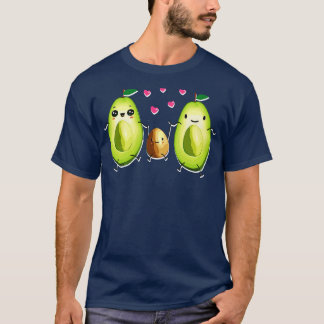 Camiseta Parceiro Mamacado Papacado Avocado Grávida