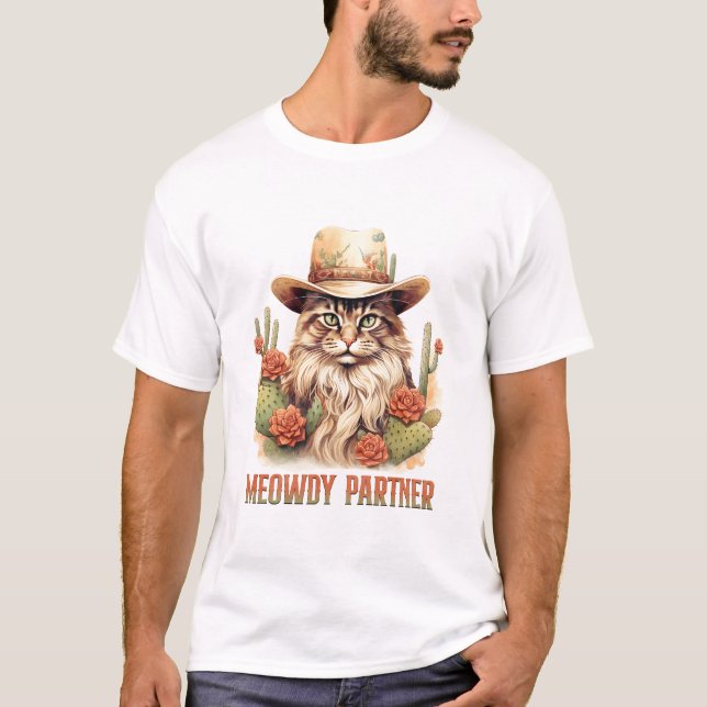 Camiseta Parceiro Meowdy (Frente)