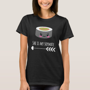 Camiseta Parceiro Sushi Partner Outfit Namorada Partner Lo