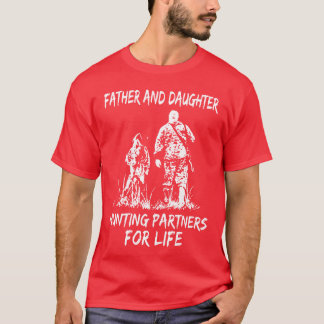 Camiseta Parceiros caçadores de pais e filhas para a caça à