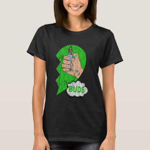 Camiseta Parceiros Correspondentes Melhores Amigos Maconha