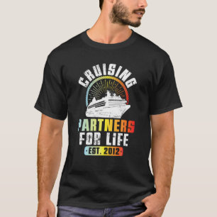 Camiseta Parceiros De Cruzamento De casais Para A Vida No A