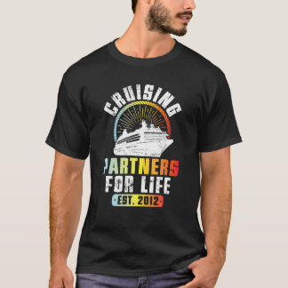 Camiseta Parceiros De Cruzamento De casais Para A Vida No A