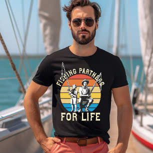 Camiseta Parceiros de Pesca para Camiseiros de Vida