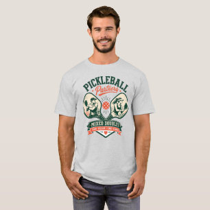 Camiseta Parceiros de Pickleball Duplas Mistas