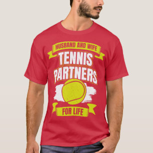 Camiseta Parceiros De Tênis De Hus E Esposa Para A Vida