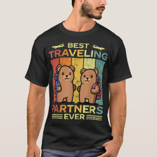 Camiseta Parceiros de Viagem Urso Viajante