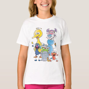 Camiseta Parceiros do Sésamo Gráfico Doodley
