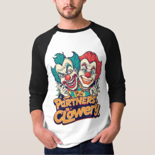 Camiseta Parceiros na Clowery (Punição de Palhaço Divertida