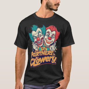 Camiseta Parceiros na Clowery (Punição de Palhaço Divertida
