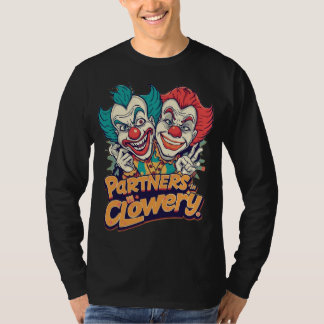 Camiseta Parceiros na Clowery (Punição Engraçada de Palhaço