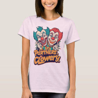Camiseta Parceiros na Clowery (Punição Engraçada de Palhaço