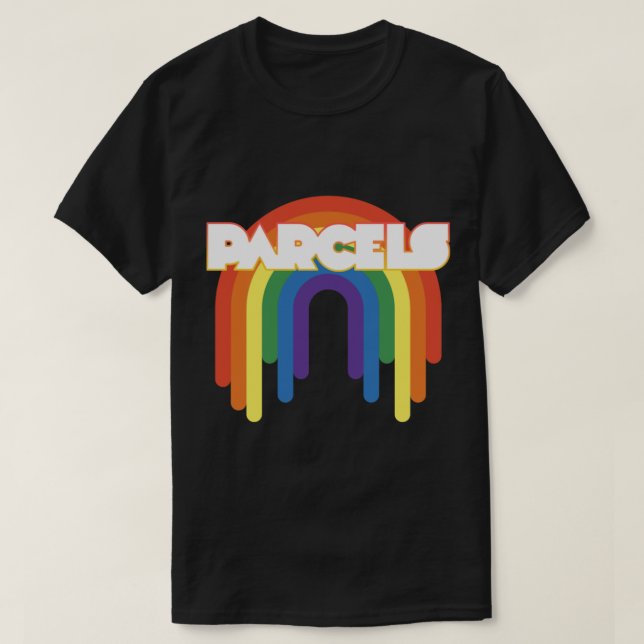 Camiseta Parcels rainbow theme Classic T-Shirt (Frente do Design)