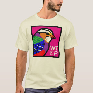 Camiseta pardal Branco-throated: edição especial!
