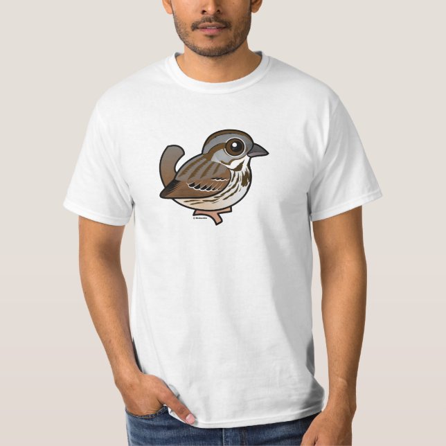 Camiseta Pardal de canção de Birdorable (Frente)