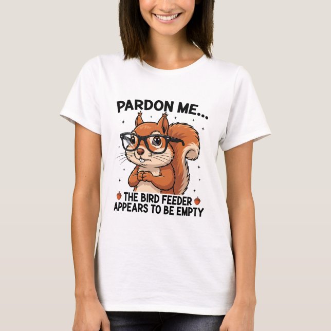Camiseta Pardon Me – Funny Squirrel Humor (Frente)