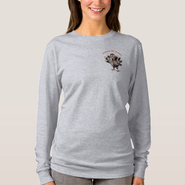 Camiseta Pardon o t-shirt das minhas mulheres longas da (Frente)