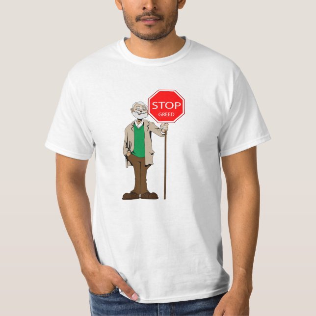 Camiseta Pare a avidez (Frente)