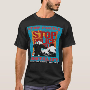 Camiseta Pare a brutalidade de polícia, ocupe o insecto