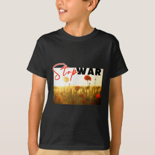 Camiseta Pare a guerra com o Poppy