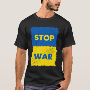 Camiseta Pare a Guerra - Salve a Ucrânia - Pare a Guerra na