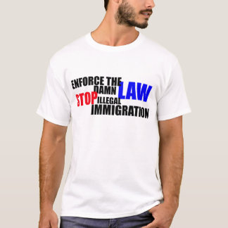 Camiseta pare a imigração ilegal
