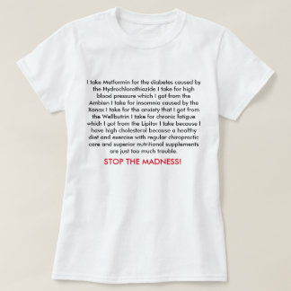 Camiseta PARE as mulheres da LOUCURA