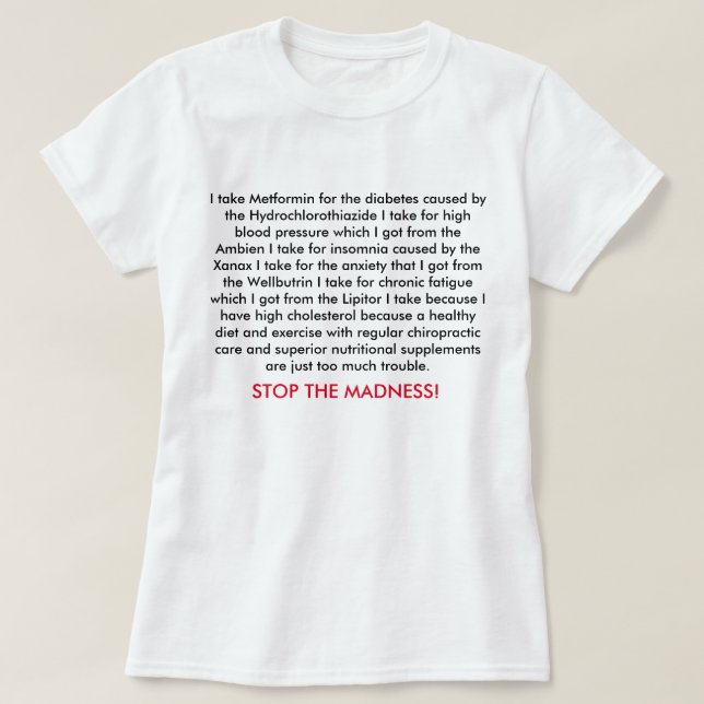 Camiseta PARE as mulheres da LOUCURA (Frente do Design)