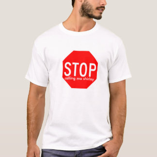 Camiseta pare, chamando me shirley