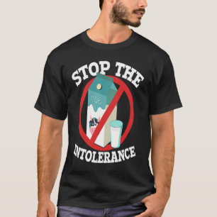 Camiseta Pare com a Intolerância Intolerante à lactose Vega