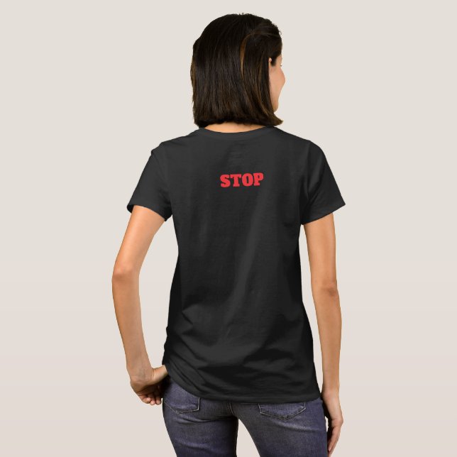 Camiseta Pare com o Ódio AAPI  (Parte Traseira Completa)