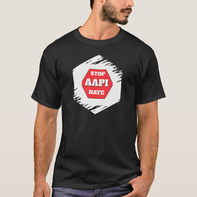 Camiseta Pare com o Ódio AAPI  (Frente)