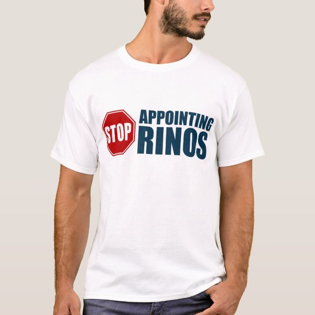 Camiseta Pare de apontar RINOs (Frente)