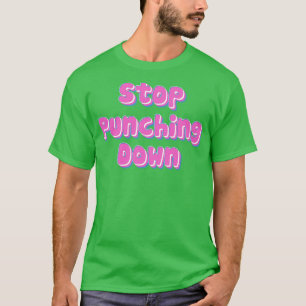 Camiseta Pare de bater para baixo 2