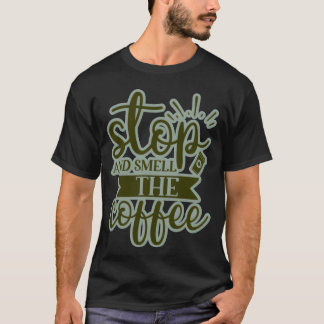 Camiseta Pare de cheirar o café menino