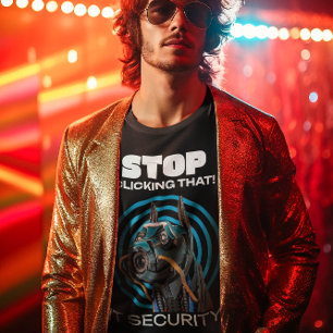 Camiseta Pare De Clicar Nisso! T-Shirt Engraçado pela Segur