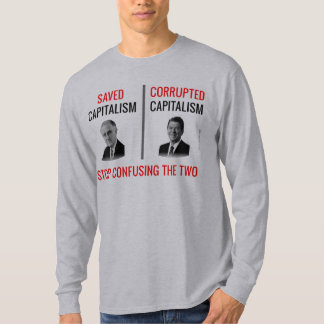 Camiseta Pare de confundir quem salvar o capitalismo