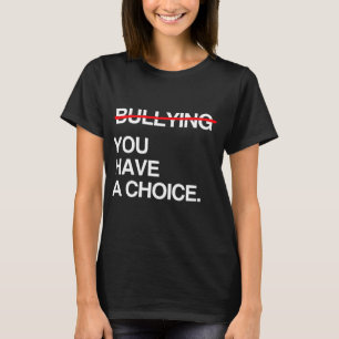 CAMISETA PARE DE CULPAR VOCÊ TEM UMA ESCOLHA