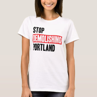 Camiseta Pare de demulir Portland - cores claras, mulheres