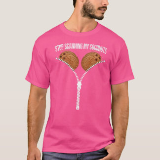 Camiseta Pare De Digitalizar Meu Coconuto Praia Bra