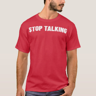 Camiseta Pare De Falar Inapropriado De Rude NSFW Sarcástico