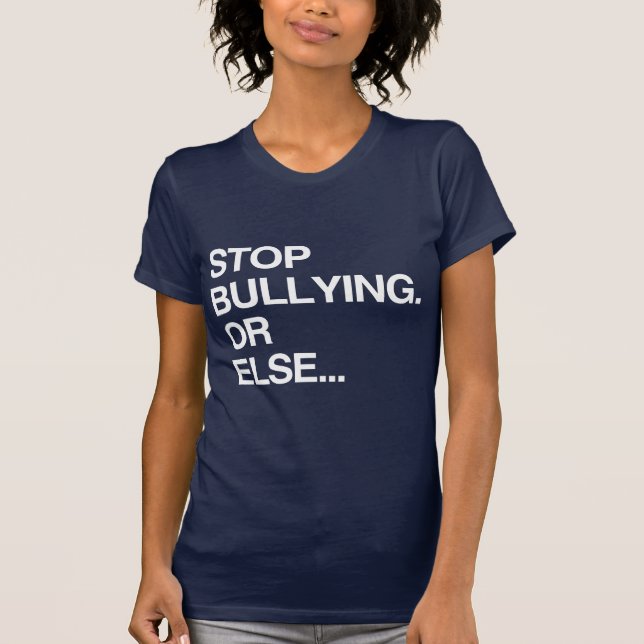 CAMISETA PARE DE FAZER BULLYING OU ENTÃO (Frente)