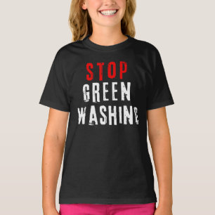 CAMISETA PARE DE FAZER LAVAGEM VERDE