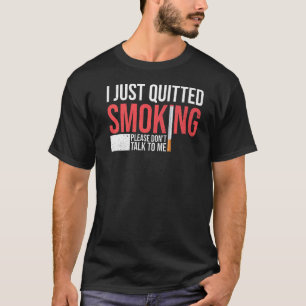 Camiseta Pare De Fumar Para Um Abandono De Fumar