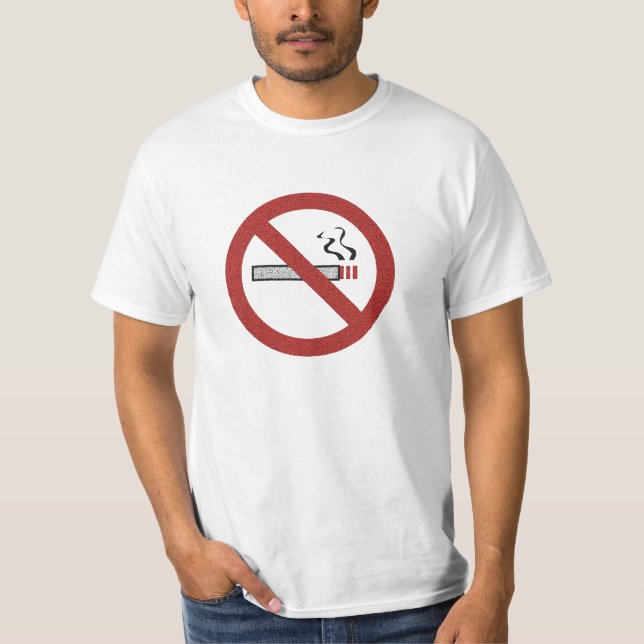 Camiseta Pare de fumar T-shirts personalizadas de cigarros (Frente)